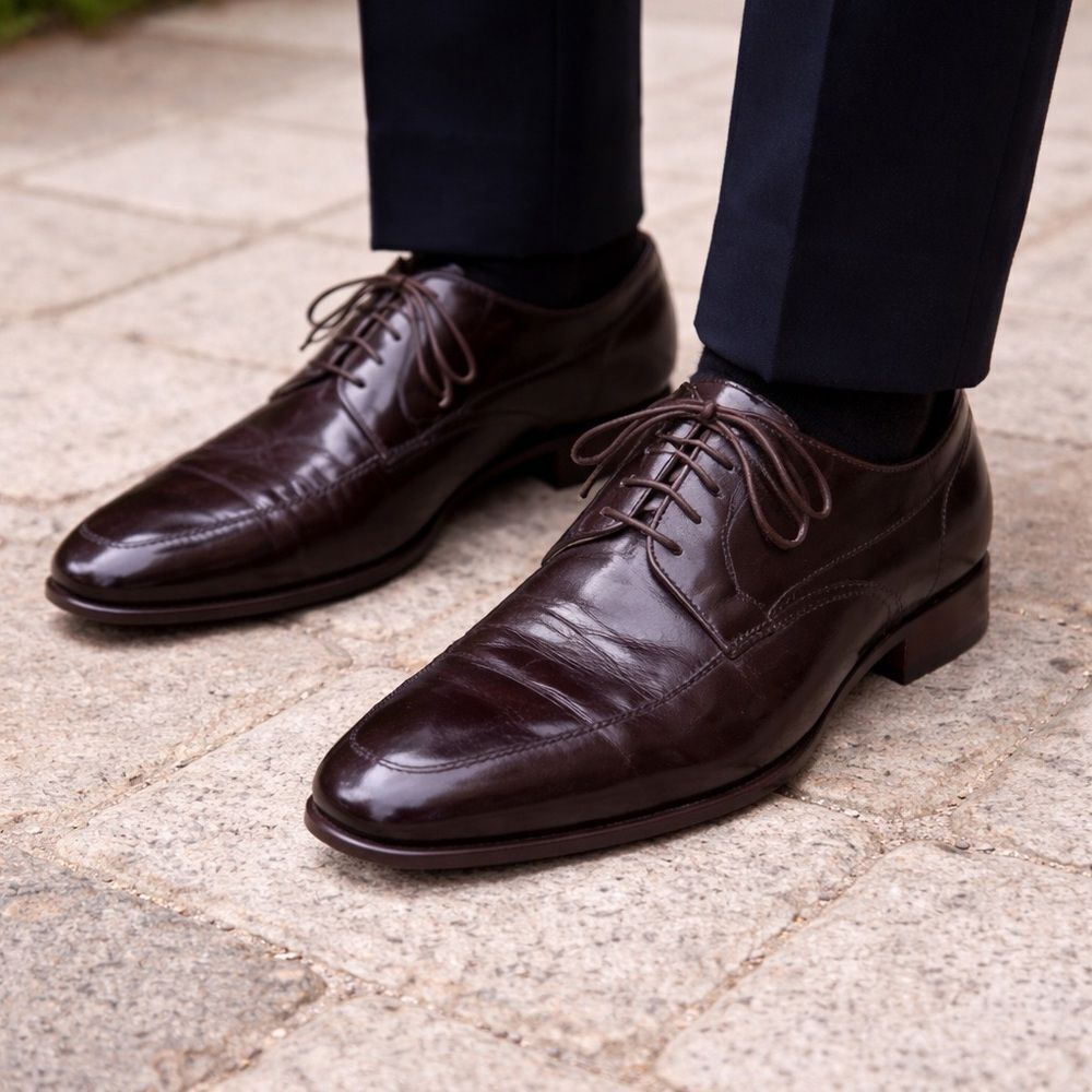 Nuova Linea Italian Leather Oxfords M8.5 / W10